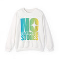 "No Transparent Stones" Blue & Yellow Sweatshirt