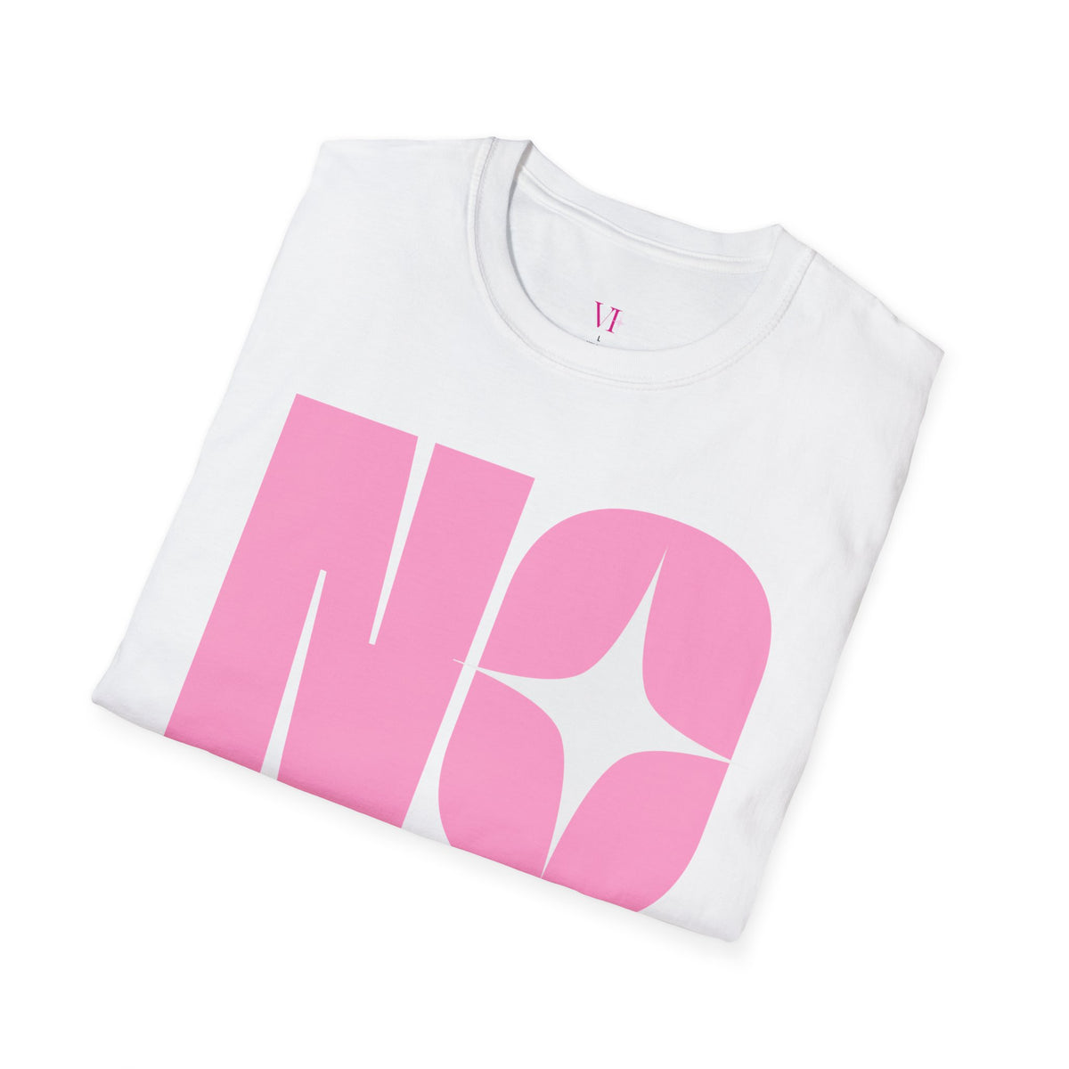 "No Transparent Stones" Pink T-Shirt