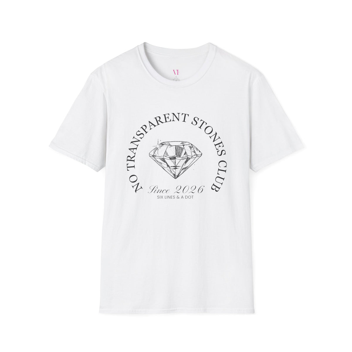 "No Transparent Stones Club" T-Shirt