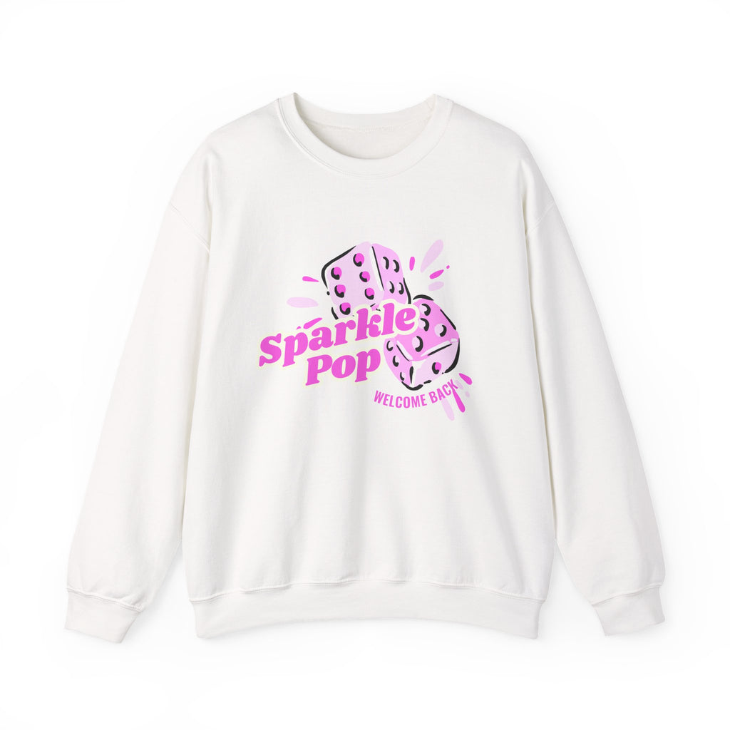 "Welcome Back Sparkle Pop" Double Dice Sweatshirt