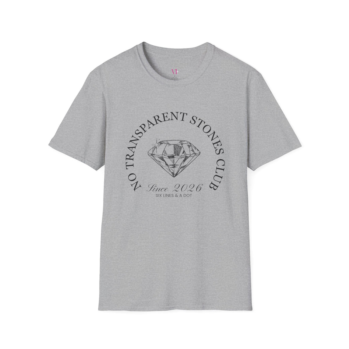 "No Transparent Stones Club" T-Shirt