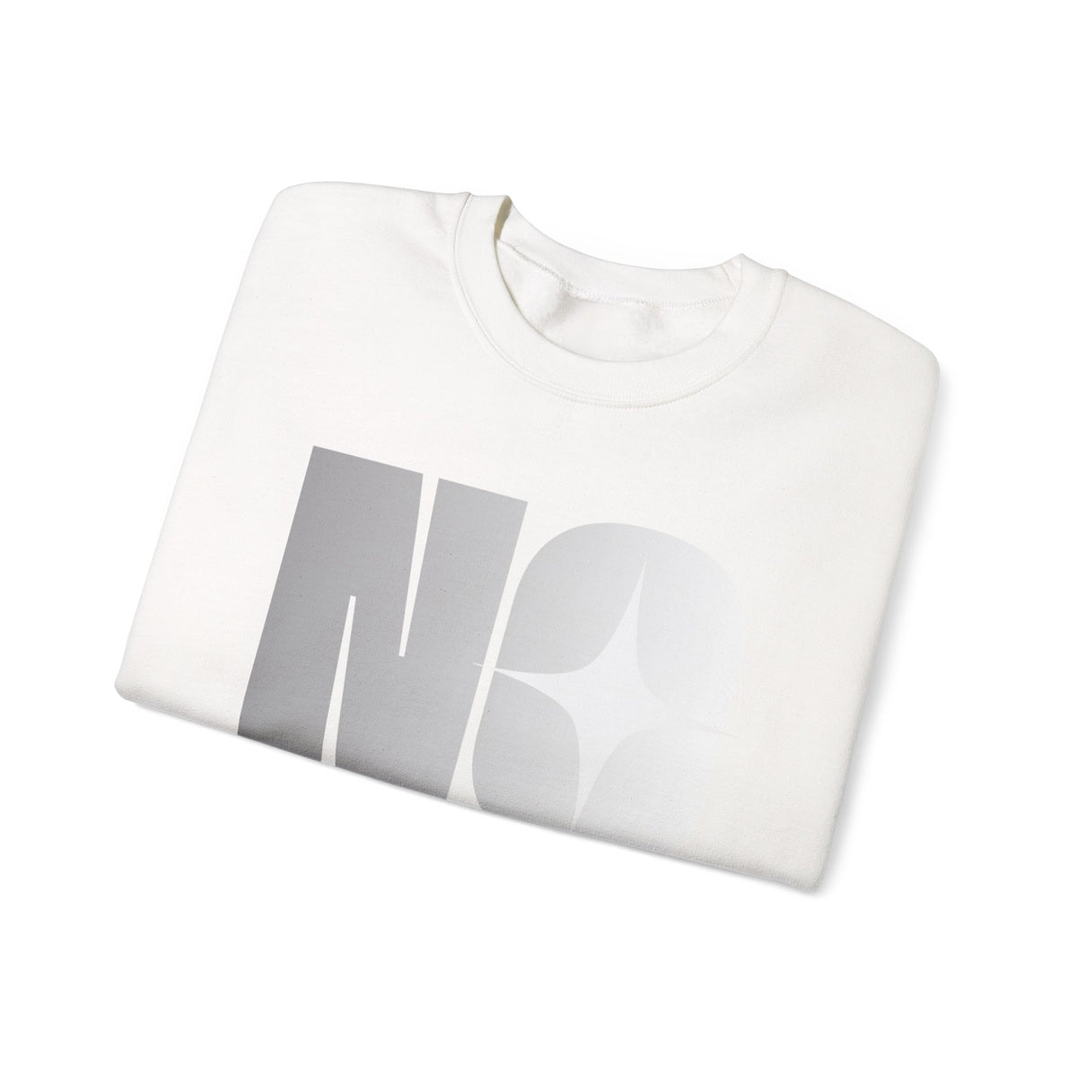 "No Transparent Stones" Gray Sweatshirt