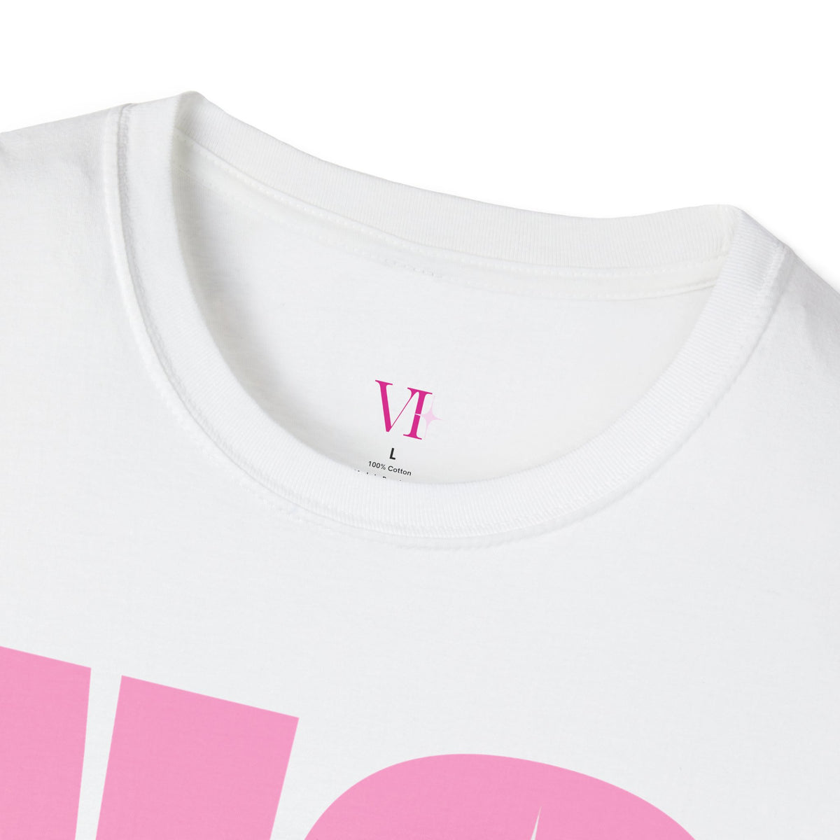 "No Transparent Stones" Pink T-Shirt