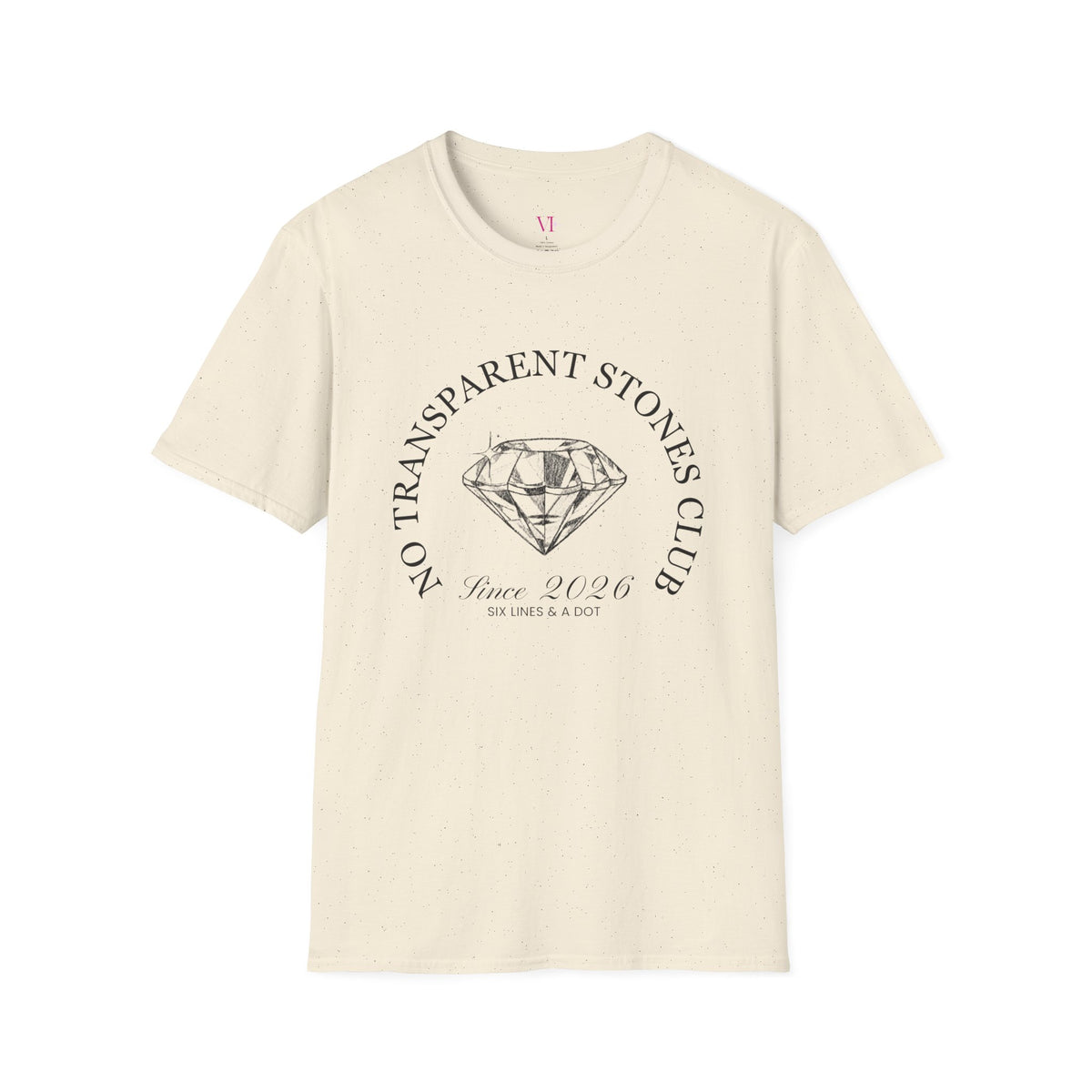 "No Transparent Stones Club" T-Shirt