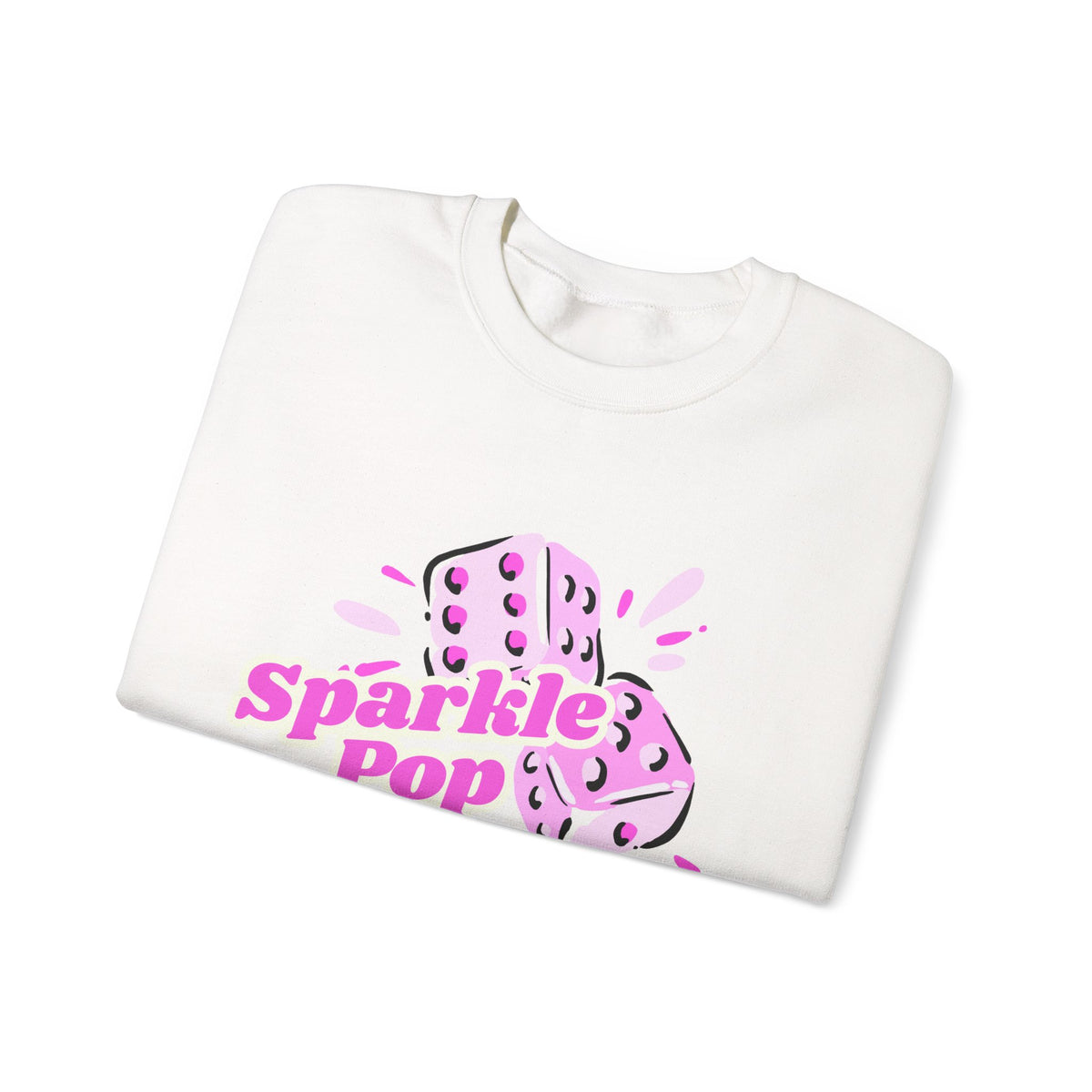 "Welcome Back Sparkle Pop" Double Dice Sweatshirt