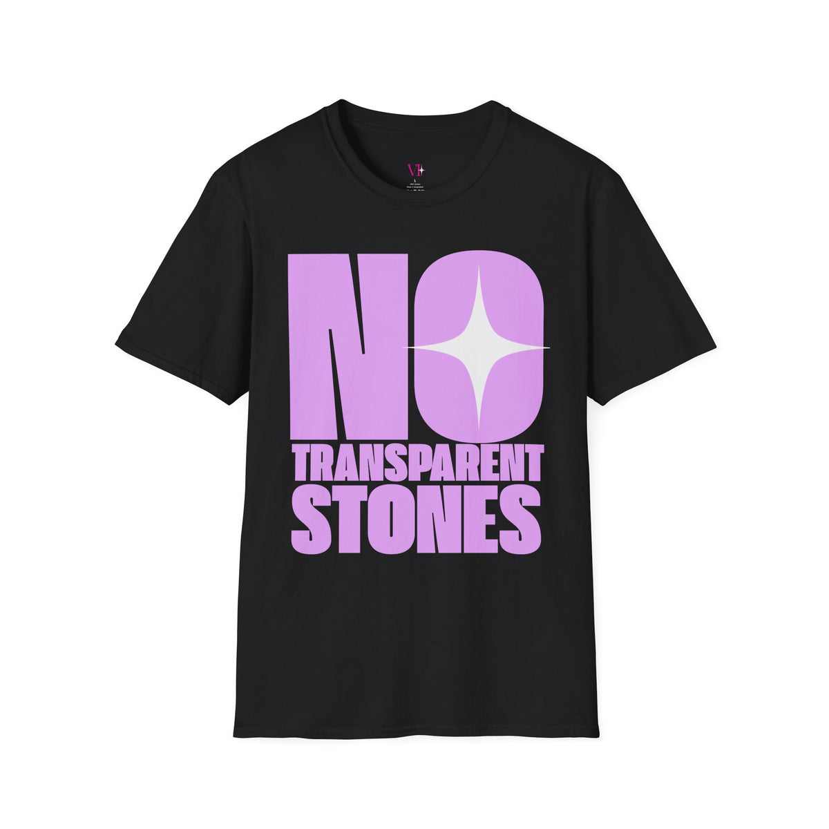 "No Transparent Stones" Purple T-Shirt