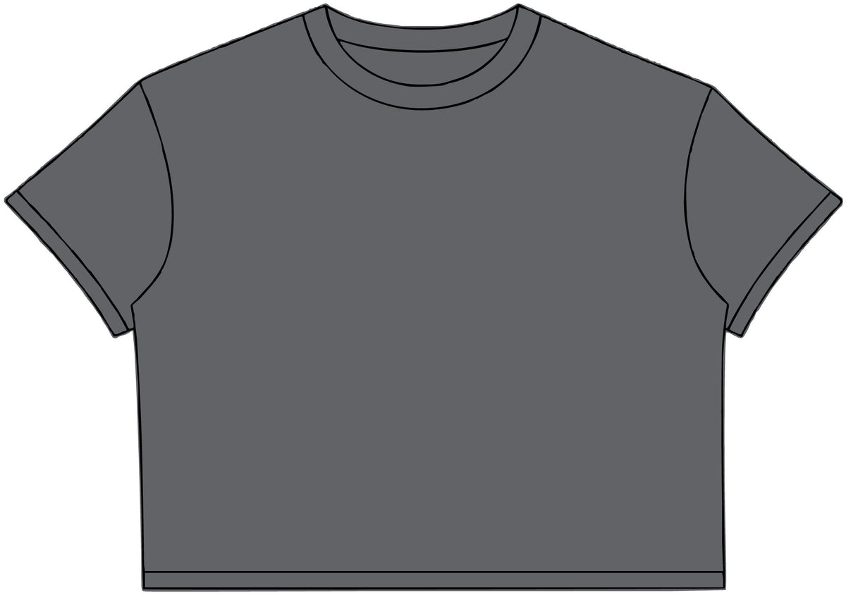 "Welcome Back Sparkle Pop" Crop Tee