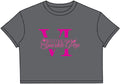 "Welcome Back Sparkle Pop" Crop Tee