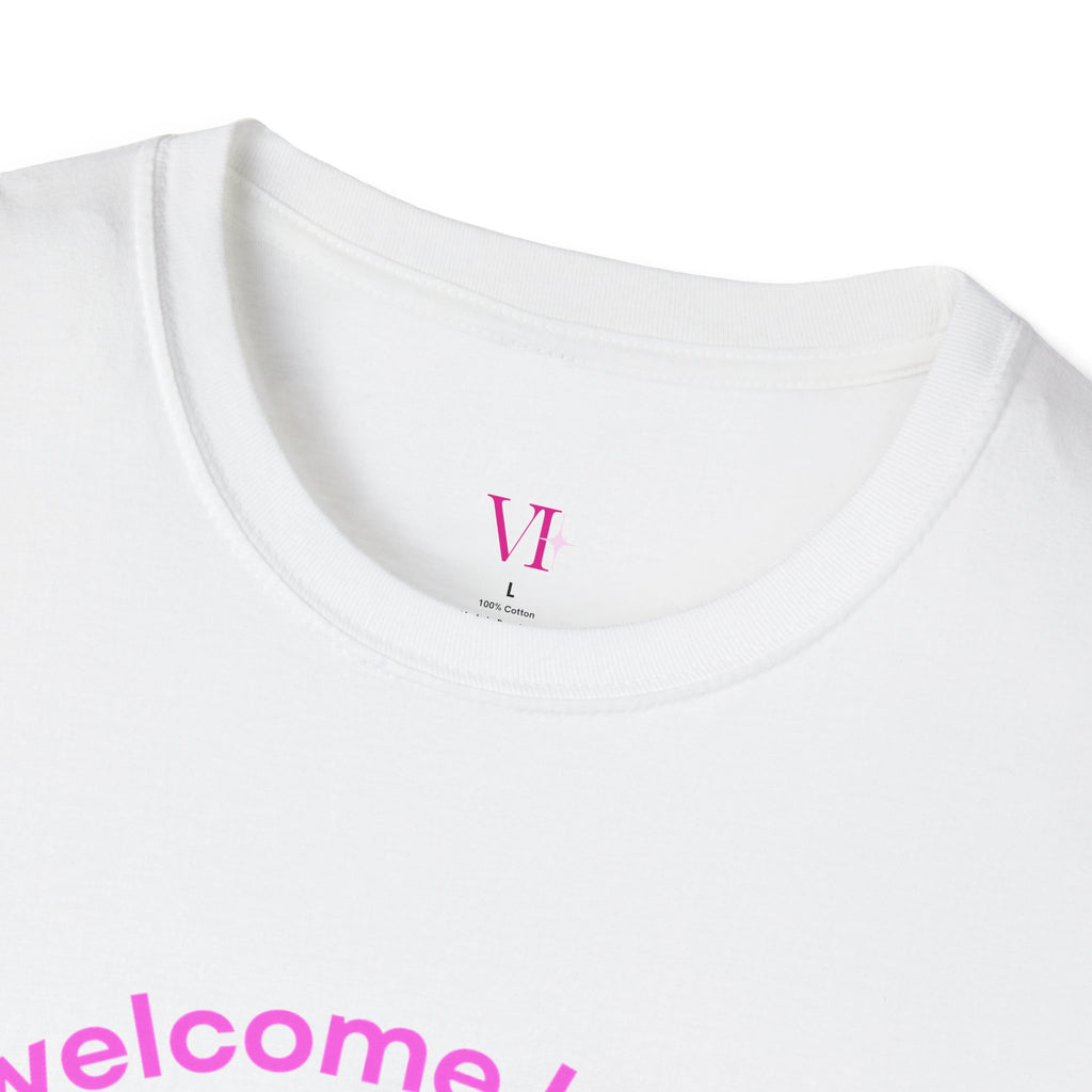 "Welcome Back Sparkle Pop" Heart Dice T-Shirt